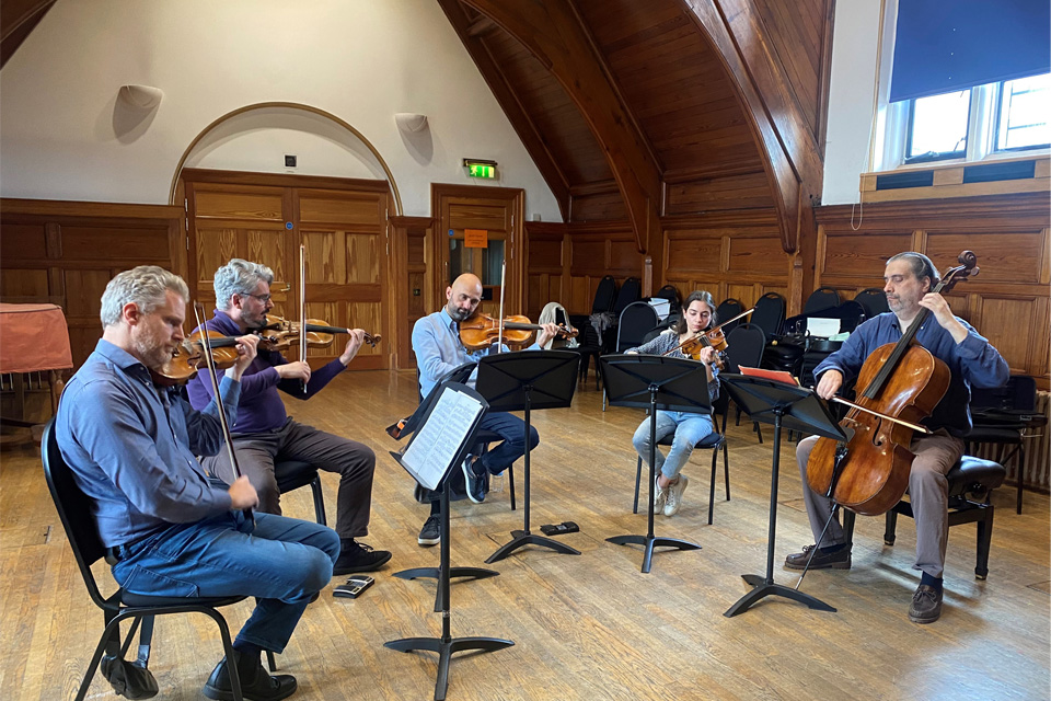 Partnership with Stauffer Center for Strings continues with Quartetto di  Cremona residency at the Royal College of Music (RCM)